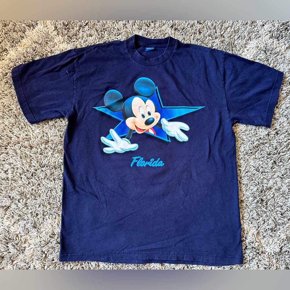 Disney Mickey Mouse break through Donald Duck shirt